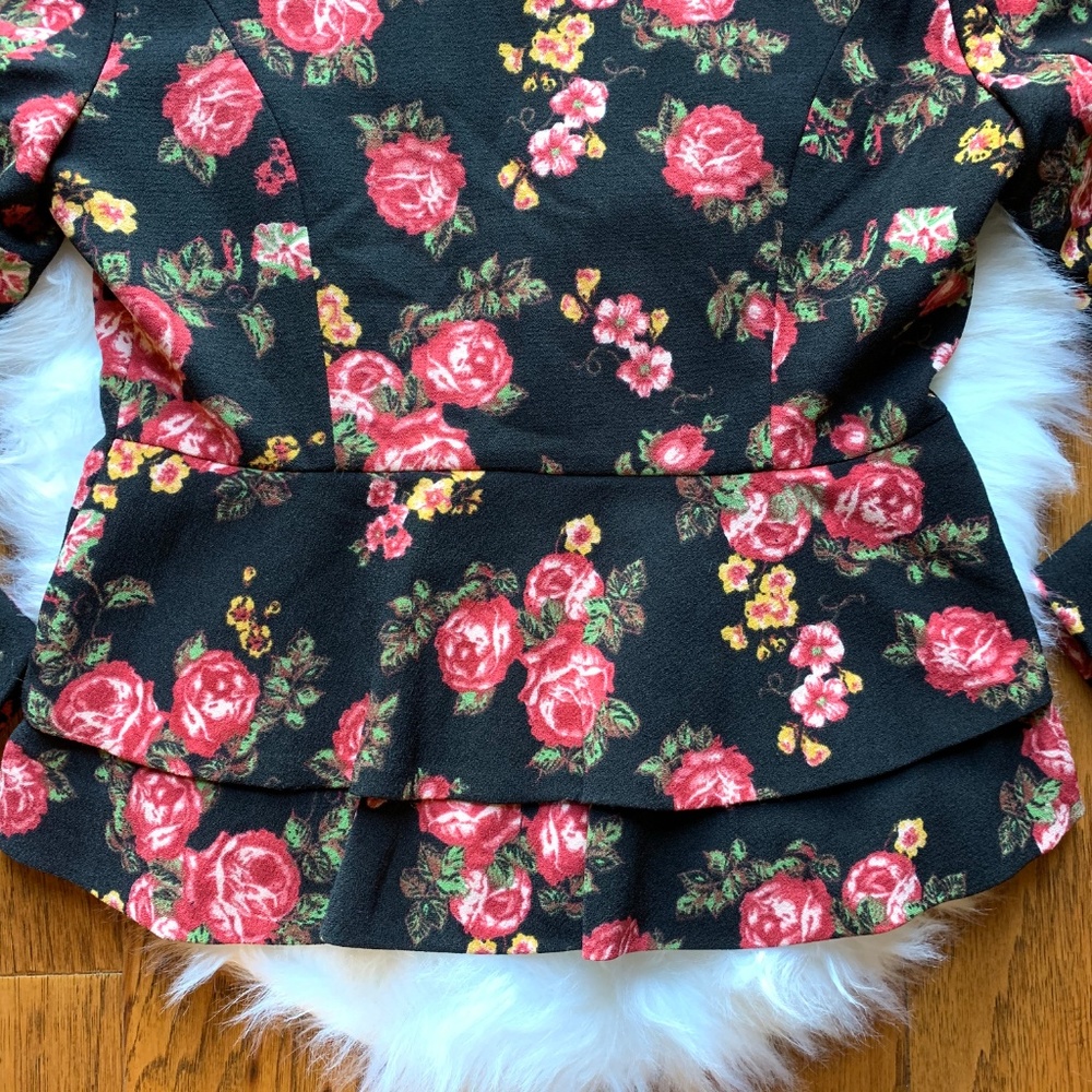 ModCloth Stargazing Splendor Rose Ruffle Blazer - Picture 5 of 6